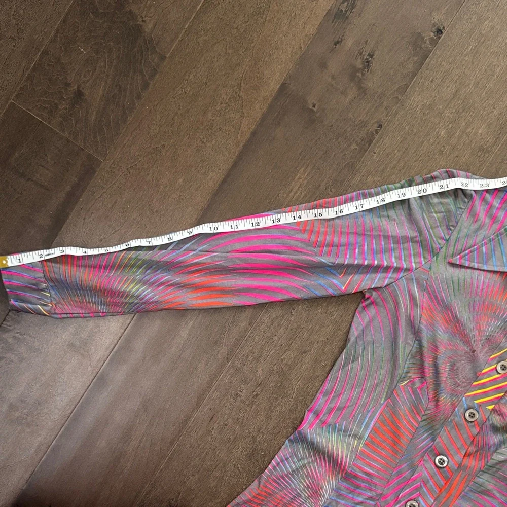 Vintage Colorful Women's Dress - Made in Italy - Picture 8 of 10